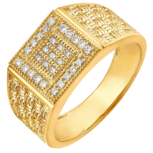 ANILLO SELLO DIAMANTE